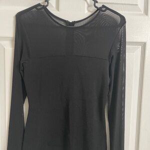 Sachin & Babi nylon net and rayon spandex top size xs